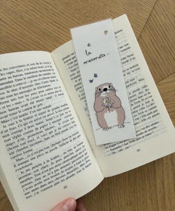 Marque-Page "Marmotte"