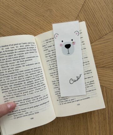 Marque-Page "Ours câlin"