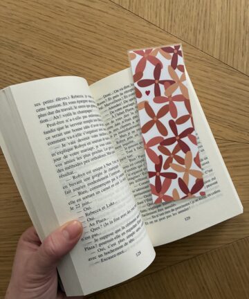 Marque-Page "Ixora fleurs"