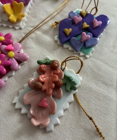 Suspension "Feuilles de chêne"