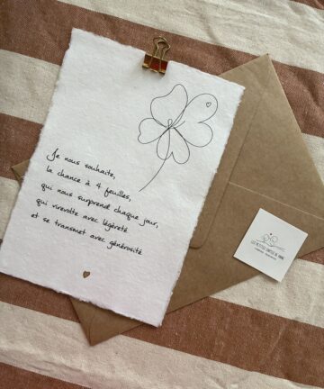 Affiche A5 Souhait "Chance"