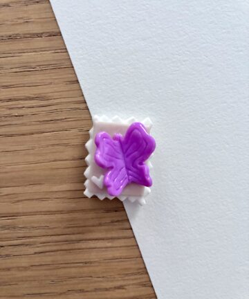 Aimant Timbre "Papillon"