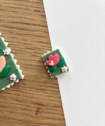 Aimant Timbre "Tulipe"