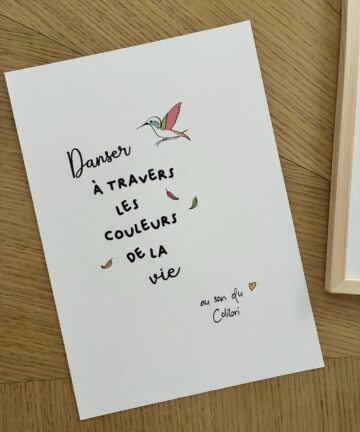 Affiche "Colibri"