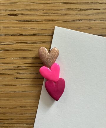 Aimant "Coeurs par 3"