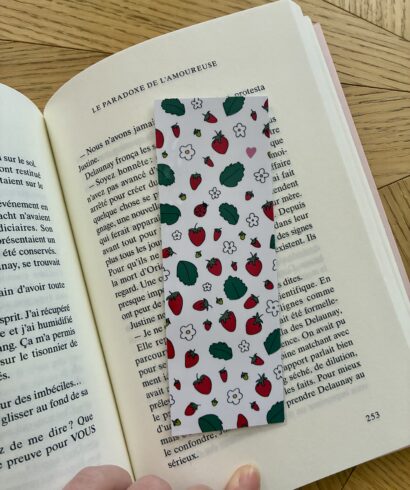 Marque-Page "Fraises des bois"