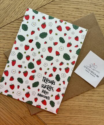 Carte "Fraises des Bois"