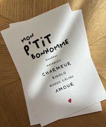 Affiche "P'tit Bonhomme"