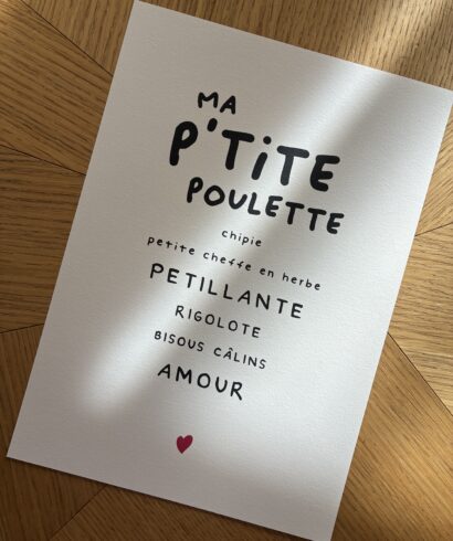Affiche "P'tite Poulette"