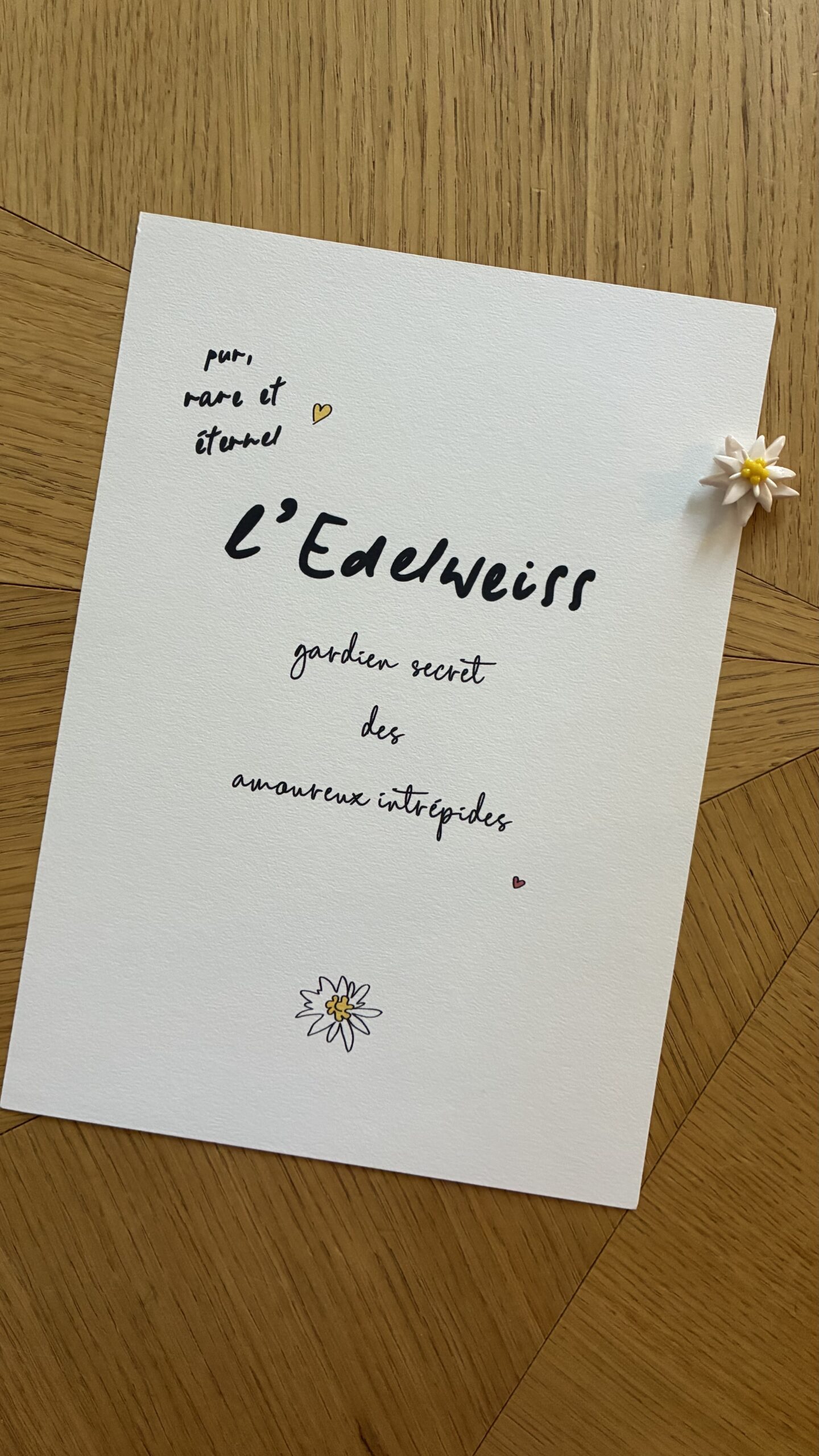 Affiche "Edelweiss"